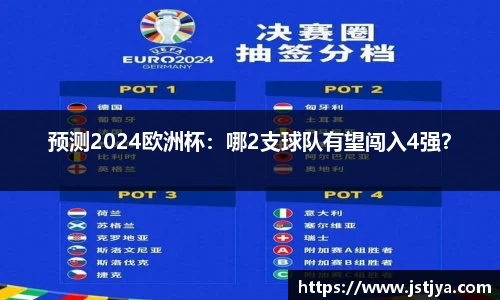 预测2024欧洲杯：哪2支球队有望闯入4强？